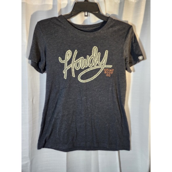 HOWDY ARIAT T SHIRT SIZE LARGE - Picture 1 of 9